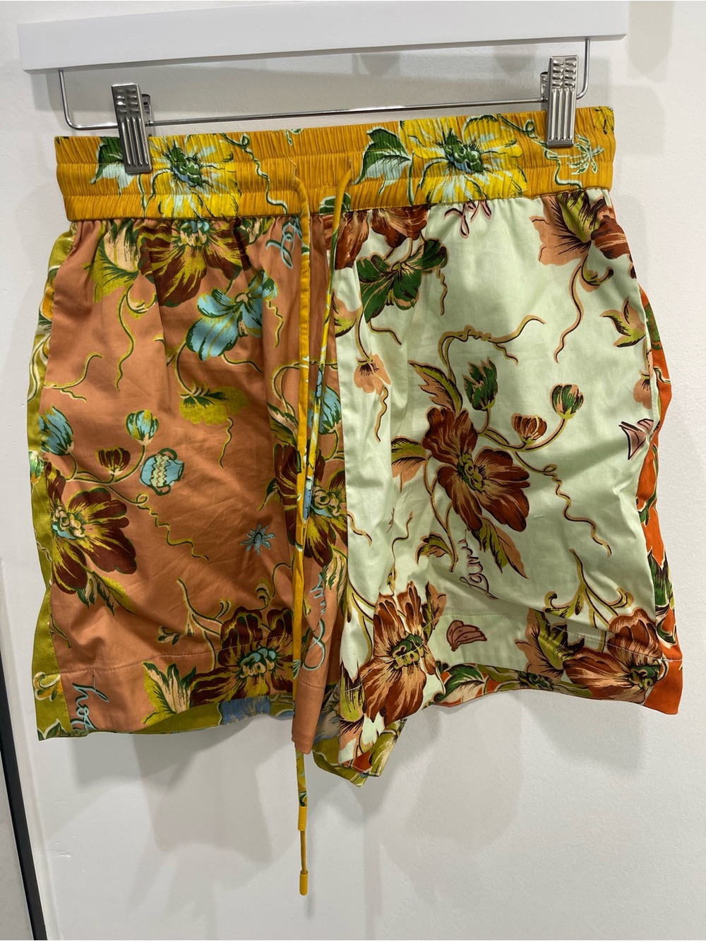 Alemais Hotel Lamu Spliced Shorts in Organic Cotton